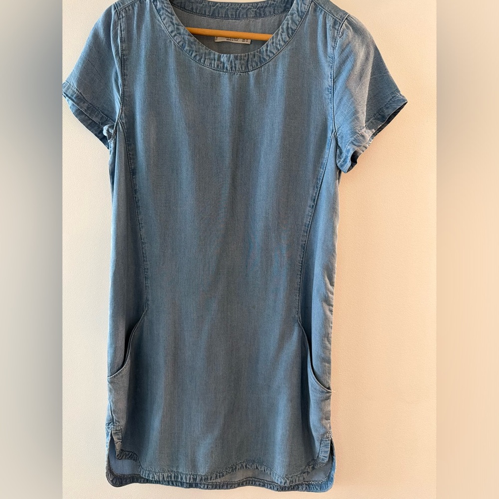 Mango Light Blue T-Shirt Dress XS